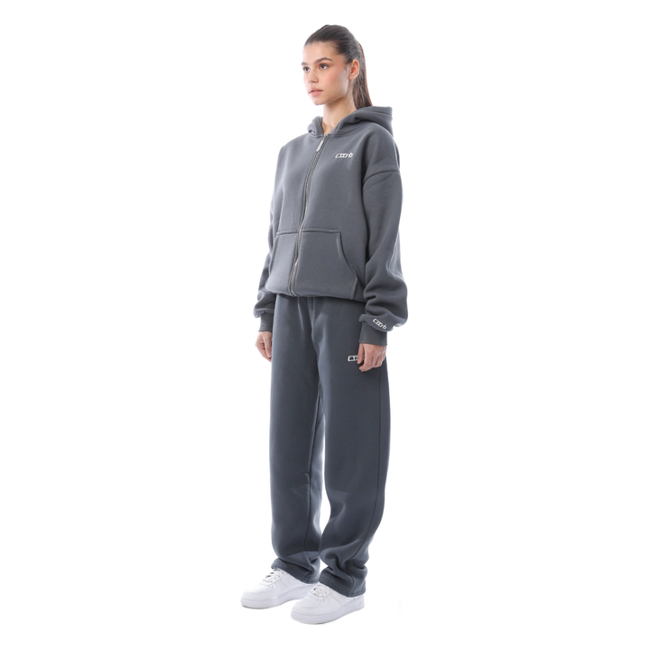 OPEN LEG JOGGER ANTHRAZIT