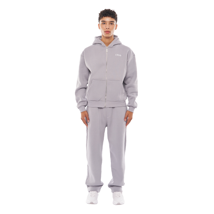 ZIP-UP SILVER GREY