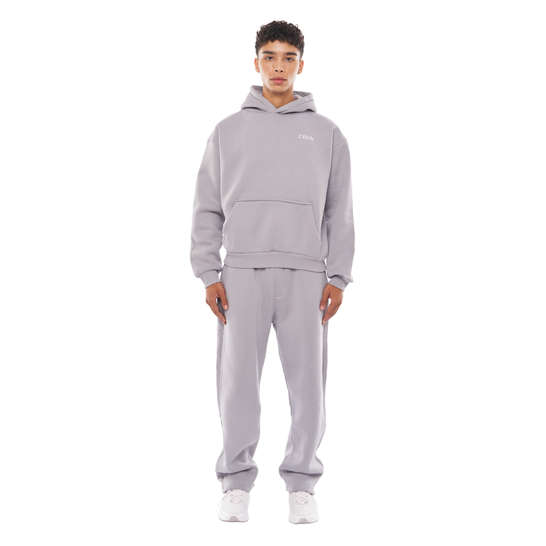 OPEN LEG JOGGER SILVER GREY