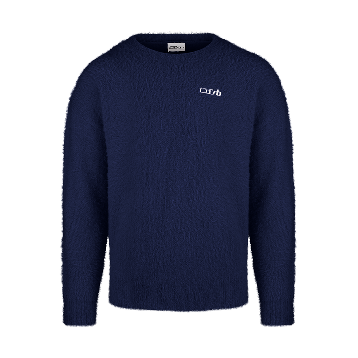 MOHAIR SWEATER NAVY BLUE