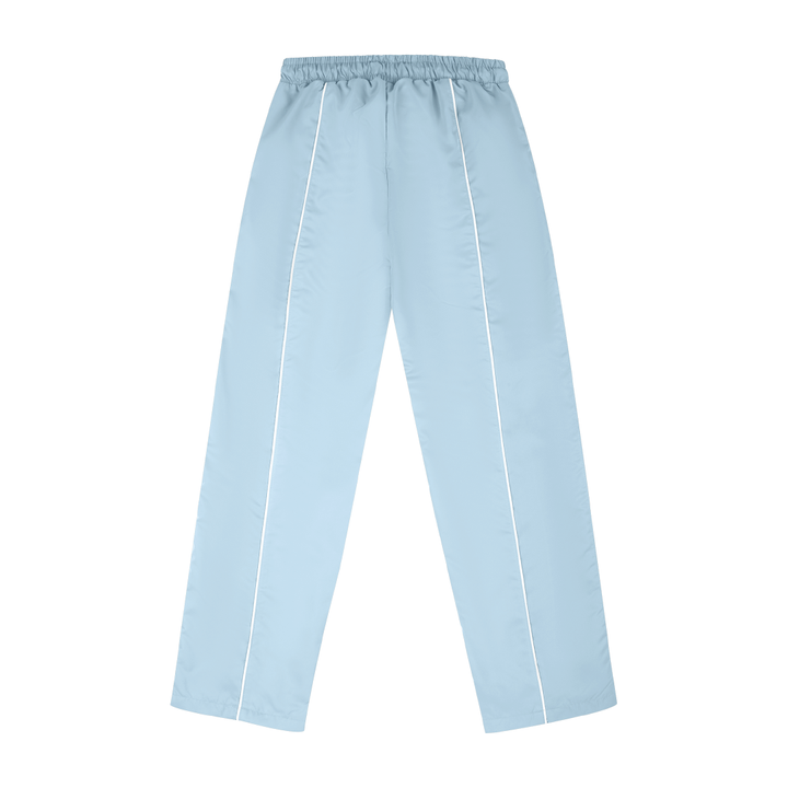 NYLON PIPING TRACKPANTS BABYBLUE