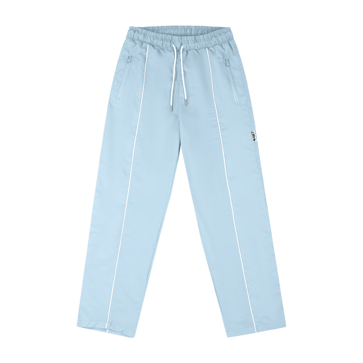 NYLON PIPING TRACKPANTS BABYBLUE